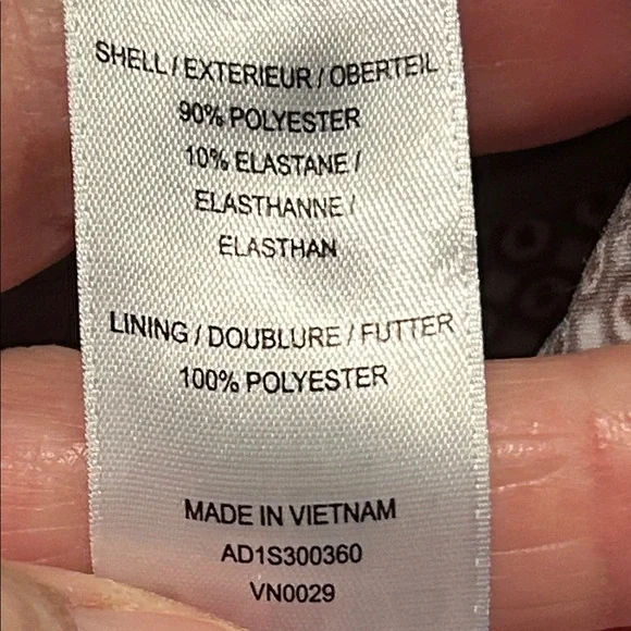 Adrianna Papell Taupe Geometric Pants - Picture 10 of 11